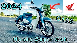 2024 Honda Super Cub C125 Walk Around and Close Look and Short Ride [upl. by Tadd]