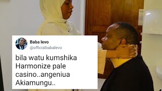 Baba Levo apokea kichapo kikali kutoka kwa Harmonize [upl. by Ahsrats758]