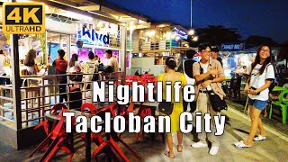 Night Life in Tacloban City  Walking Tour 4K  Julanders [upl. by Obelia350]