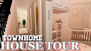 BLOXBURG  TOWNHOME HOUSE TOUR  ROBLOX [upl. by Sedaiuqlem564]