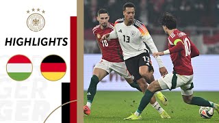 Draw through lastminute penalty  Hungary vs Germany  Highlights Nations League [upl. by Ellerrehs927]