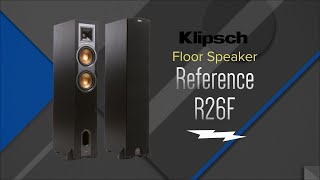 Hands On Review Klipsch Reference R26F Black Floorstanding Speaker  R26F [upl. by Halle]