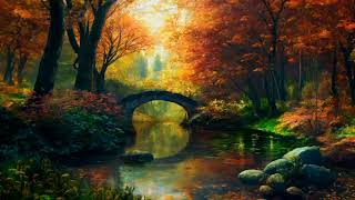 Peaceful Music for Relaxation Healing Falling Autumn Leaves I Relaxing Music with Harmony Sound [upl. by Brana457]