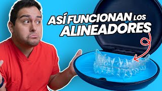 ¿COMO FUNCIONA LA ORTODONCIA INVISIBLE INVISALIGN ¡ASI MUEVEN LOS DIENTES LOS ALINEADORES DENTALES [upl. by Sigismond622]