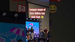 Tanggal angas ni Boss Mikha kay Babi Aiah 😂 [upl. by Acnaiv]