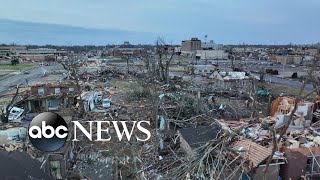 Mayfield Kentucky devastated by unimaginable destruction [upl. by Essam]