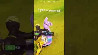 I got scammed by a llama fortnite gaming funny doctordoom fyp [upl. by Aldora]