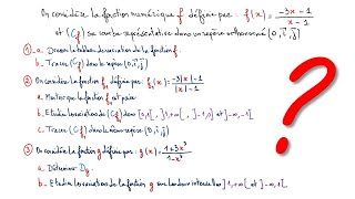 EXERCICE SUR GENERALITES SUR LES FONCTIONS NIVEAU 1 BAC SC [upl. by Nayar13]