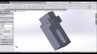 SolidWorks Tutorial 1  Extrusion Enlèvement de Matière  Débutant [upl. by Hung]