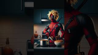 Sanji Deadpool cooking in the kitchen funny deadpool onepiece [upl. by Skyla607]