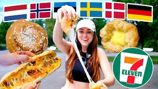 Trying Weird Convenience Store Foods Across Europe Sweden Germany Netherlands Norway Denmark [upl. by Rosmunda]