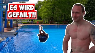 Schwere Tricks DICKE FAILS amp ne Menge Spaß GAME OF LOSER im Freibad [upl. by Ahtan]