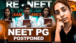 One another exam NEET PG cancelled 😞 Chances of re NEET increase neet neet2024 [upl. by Leay]