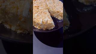 كيكة في 5 دقايق 👌Lazy Napoleon Cake cake millefeuille custardcake fyp [upl. by Florentia]