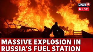 Russia Fuel Station Blast LIVE  Fire at Chechnya Petrol Station Kills Four  Russia News  N18G [upl. by Breger222]