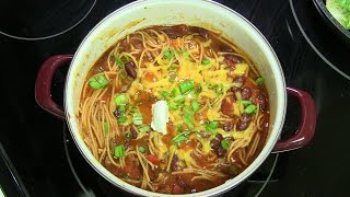 One Pot Chilighetti  ChiliSpaghetti Meal Menu with Mezzetta Napa Valley Pasta Sauce [upl. by Fredie]