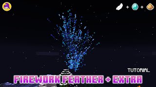 How to craft Extra Firework with Feather  Minecraft mini tutorial [upl. by Aknaib518]