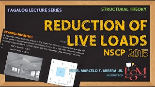 Reduction of Live Loads based on NSCP 2015  Structural Theory [upl. by Melly]