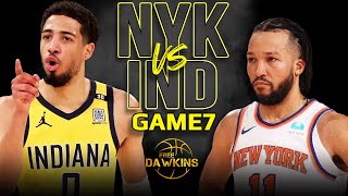 New York Knicks vs Indiana Pacers Game 7 Full Highlights  2024 ECSF  FreeDawkins [upl. by Cartie]