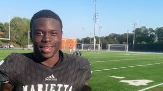 New Georgia football LB commitment AJ Kruah will play six different postiions in a game [upl. by Lebasy]