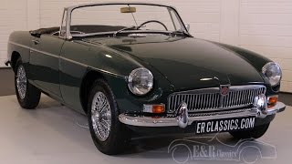 MG MGB Cabriolet 1965 British Racing Green fully restored TOP condition VIDEO wwwERclassicscom [upl. by Brigette]