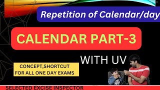 PART3Calendar  Calendar Problem Tricks  Calendar ReasoningConceptProblemsQuestionsSolutions [upl. by Peter362]