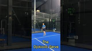 3 Types of Serves 🎾 padel [upl. by Annaiek]