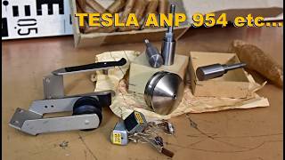 Reell to Reell Magnetophone Parts  Rollers and TESLA ANP 954 ERASE HEAD [upl. by Ailehpo551]