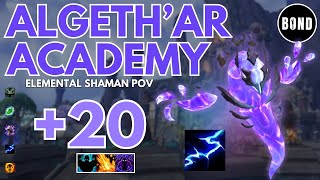 Algeth’ar Academy 20 Elemental Shaman POV  FortifiedVolcanicSpiteful [upl. by Leena369]