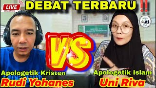 DEBAT LINTAS AGAMA KRISTEN VS ISLAM ‼️ Uni Riva vs Rudi Yohanes Live 🔴 [upl. by Hayyifas]