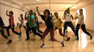 Zumba® Warm Up Routine by Vijaya  Stereo Love Massive Drum Mix by Edward Maya Ft Vika Jigulina [upl. by Anaujal]