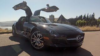 2012 Mercedes SLS AMG Startup Test Drive and Review [upl. by Doolittle]