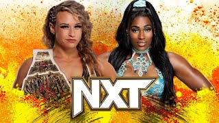 WWE NXT Jordynne Grace Vs Lash Legend WWENXT WWE2K24 [upl. by Airrotal]