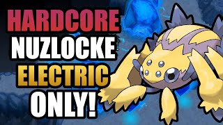 Pokémon Black 2 Hardcore Nuzlocke  Electric Types Only No items No overleveling [upl. by Einatirb]