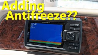 Garmin Finder Airmar Transducer  Adding Antifreeze [upl. by Garrity]