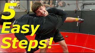 How to SHOOT the PERFECT Double Leg Takedown for Beginners [upl. by Leunas]