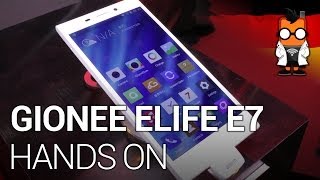 Gionee Elife E7  55quot Smartphone mit 2560x1440 Pixel Display  Handson  CES 2014 GER [upl. by Kimbell164]