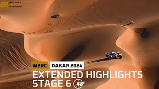 Extended Highlights  Stage 6 pt1  Dakar 2024  W2RC [upl. by Ruy]