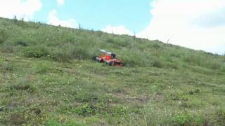 Landfill Slope Mowing [upl. by Odnomor]