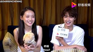 ENGSUB Darren Chen amp Sun Yi Han Baidu Interview [upl. by Elohcim149]