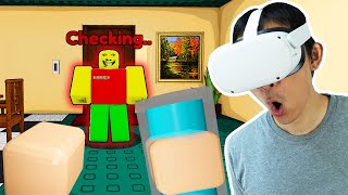 Its Weird Strict Dad but in VR  Roblox [upl. by Attena]