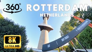 Euromast Rotterdam in Netherlands 8K Video 360° VR [upl. by Wilma]