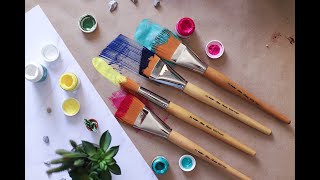 Silver Brush Limited  How To Paint With Hake Mottle and Jumbo Brushes [upl. by Llirrem378]