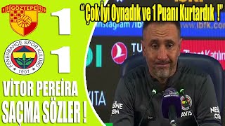 Göztepe 11 Fenerbahçe Maç Özeti  Vitor Pereira [upl. by Eilsew]