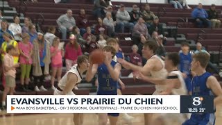 High School Basketball Evansville vs Prairie du Chien [upl. by Noyart]