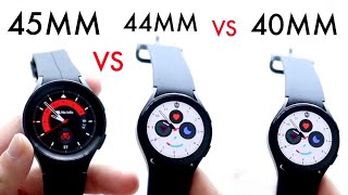 Samsung Galaxy Watch 40mm Vs 44mm Vs 45mm Difference Which Should You Buy [upl. by Ycaj327]