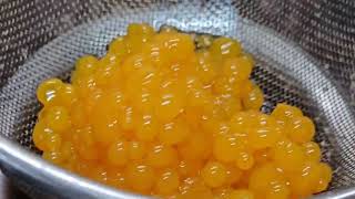 How I make a Realistic Vegan Caviar  Easy Homemade Vegan Caviar Sea Taste Made from Fruity Juice [upl. by Hime]