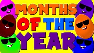 Months of the Year Song  12 Months of the Year  Nursery Rhymes  Kids Songs  Childrens Video [upl. by Blanche]