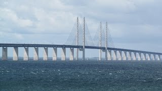 Denmark amp Sweden E20 Øresund Bridge [upl. by Anneuq]