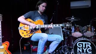 DAngelico EX175 Electric Guitar Product Demo [upl. by Annairdna432]